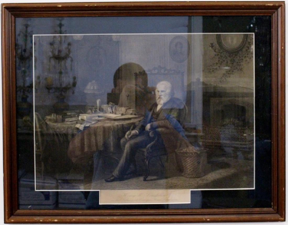 19th C. Henry Longfellow Engraving by Hollyer (1 of 8)