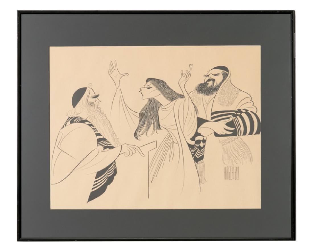 Al Hirschfeld Figural Lithograph, Signed (1 of 2)