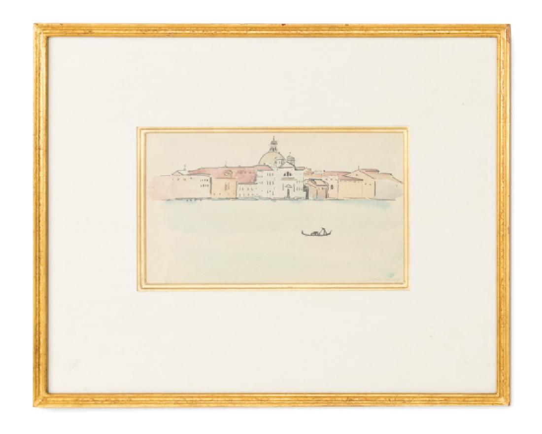 Hattie Saussy, "Grand Canal, Venice", W/C, Signed