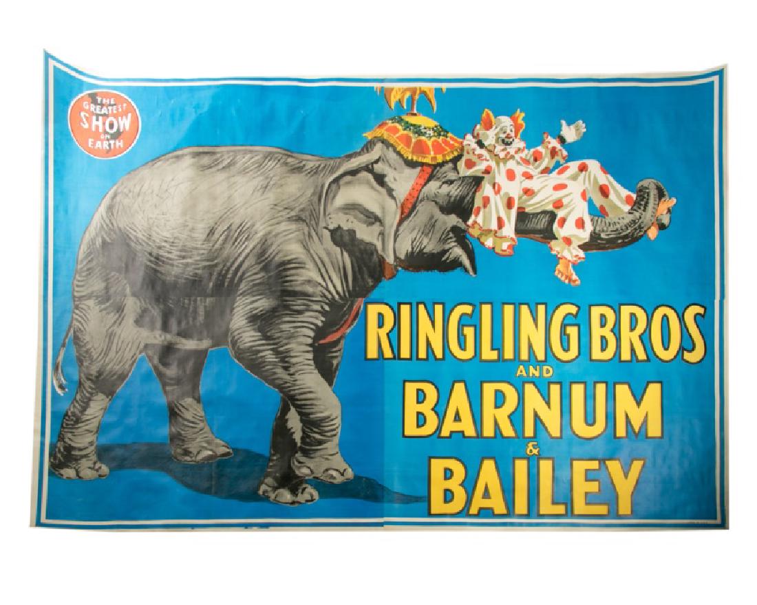 Palatial Ringling Bros. Circus Advertising Poster (1 of 4)
