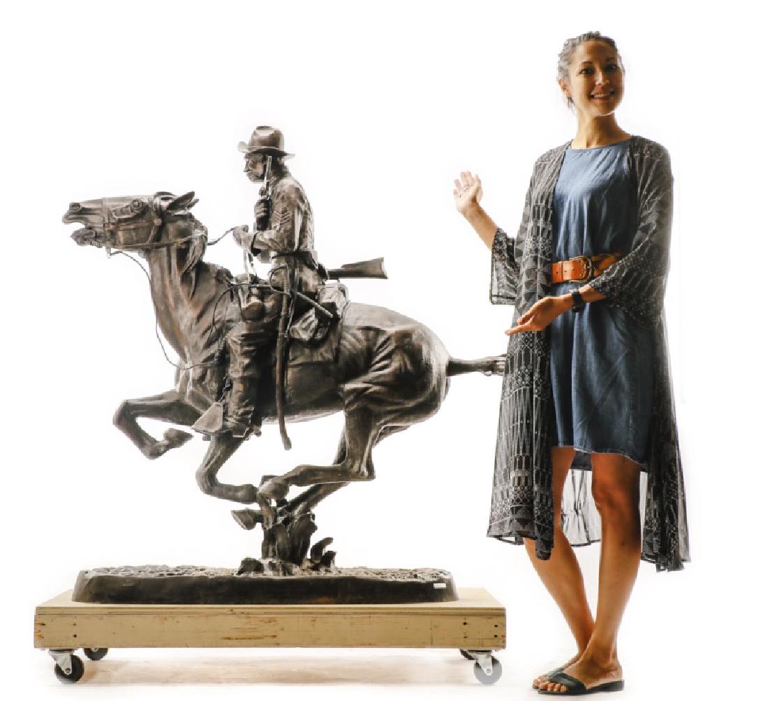 Monumental Bronze "Trooper of the Plains" (1 of 7)