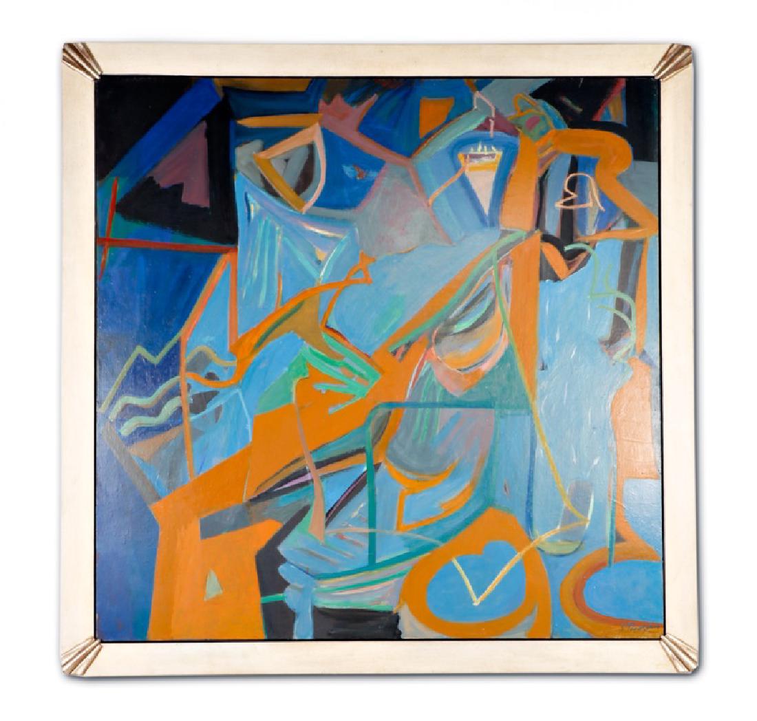 Samuel Papazian, "Composition" O/C Signed (1 of 7)