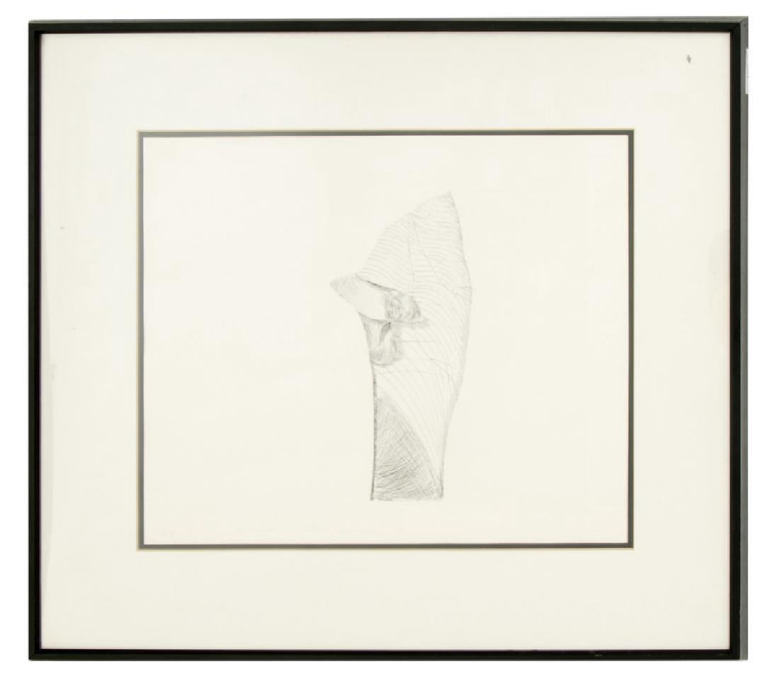 Francesco Clemente, "Fragments" Signed Etching: Francesco Clemente (Italian/American, b.1952-) "Fragment" - 1981 Etching Pencil signed to lower margin beside blind stamp Approx. 27.5" x 24.75" (framed), 18.25" x 15.5" (sheet) Provenance: From the C
