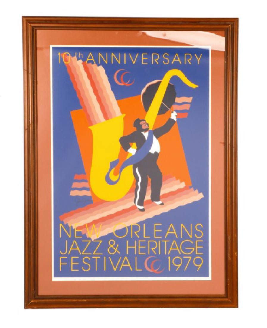 1979 New Orleans Jazz & Heritage Festival Poster (1 of 3)