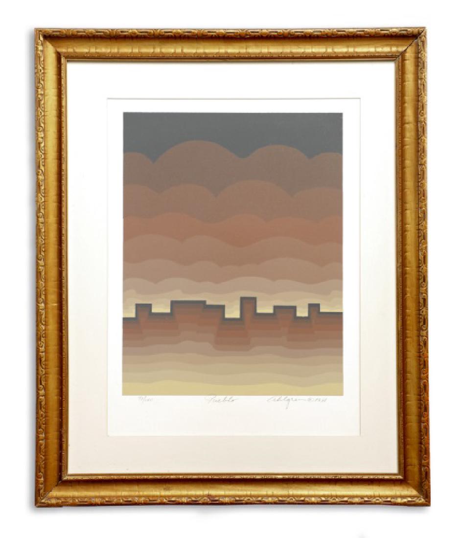 Roy Ahlgren, "Pueblo", Serigraph on Paper (1 of 5)