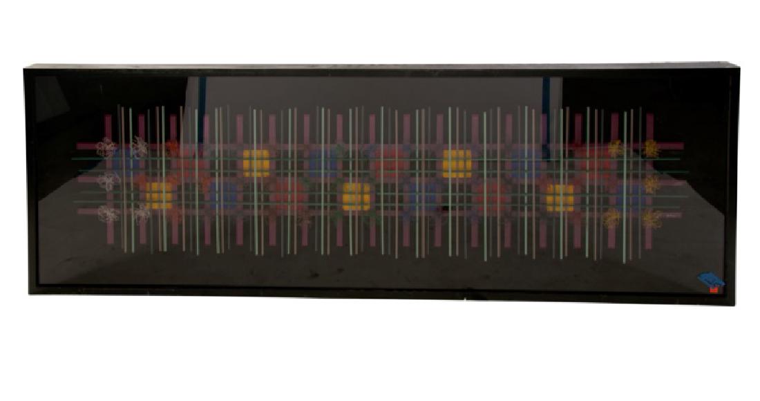 Elongated 3 Dimensional Mixed Media Work (1 of 1)