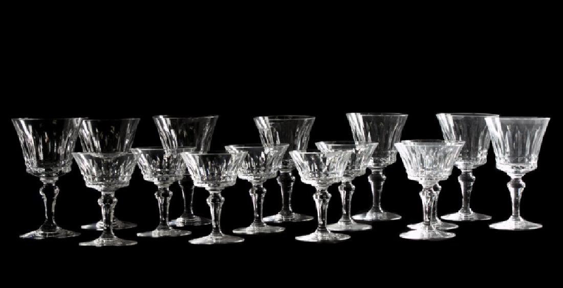 15 Pcs Baccarat Crystal Piccadilly Stemware (1 of 2)
