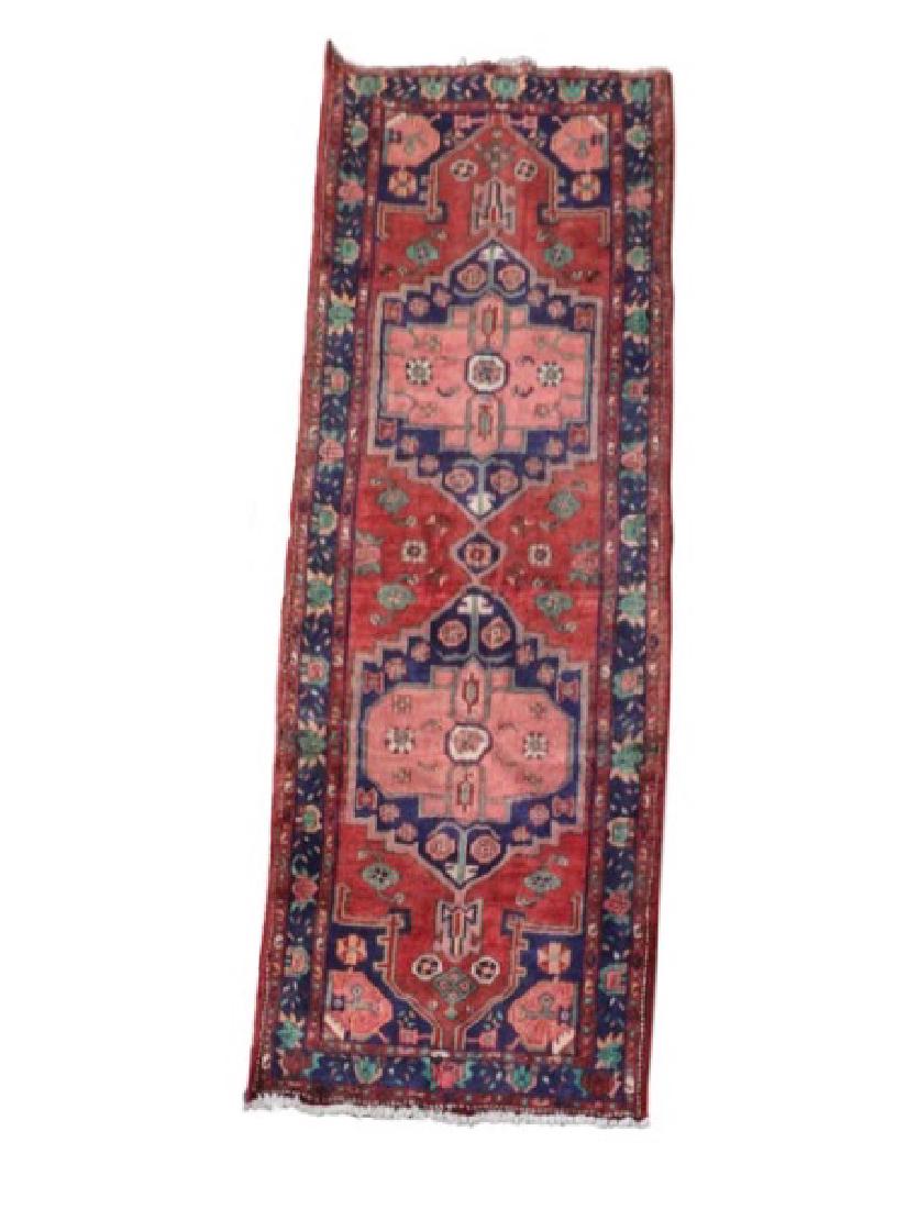 Hand Woven Persian Meshkin Runner, 3' 4'' x 9'10'' (1 of 5)