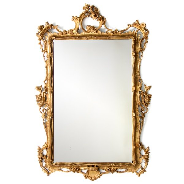 Rococo Style Giltwood Mirror (1 of 1)