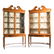 Pair of Sheraton Revival Satinwood Cabinets
