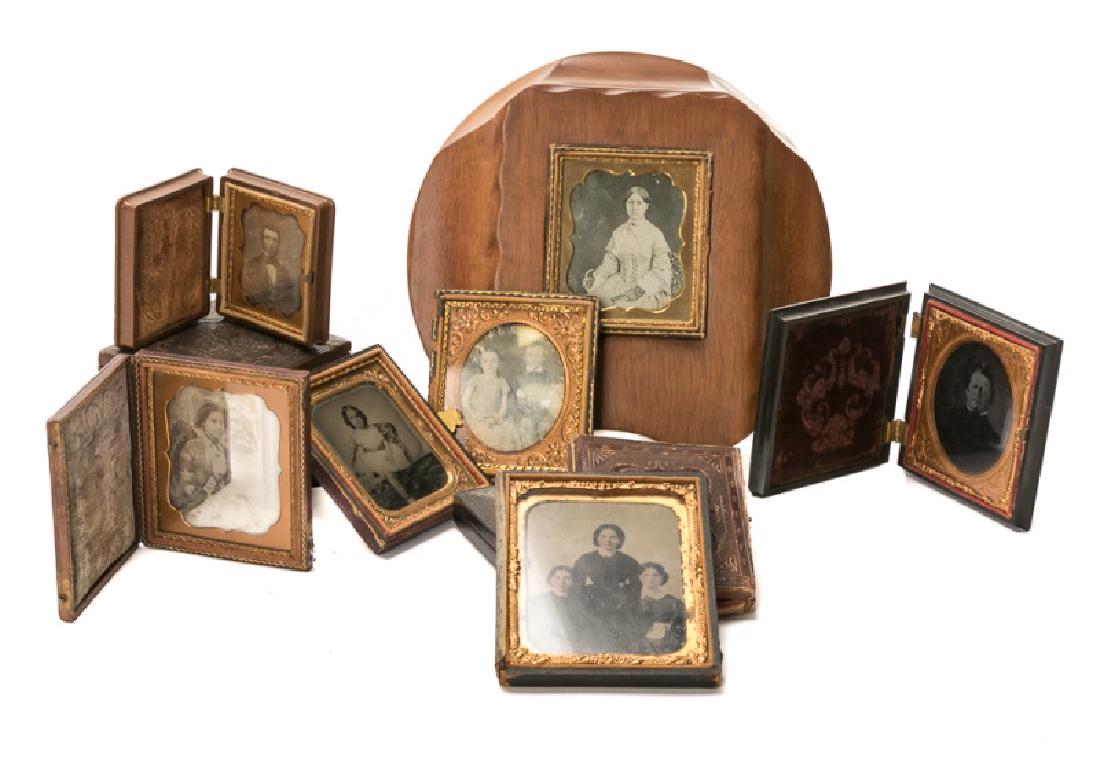 Group of 12 Ambrotypes, Daguerreotypes, Tin Types (1 of 7)