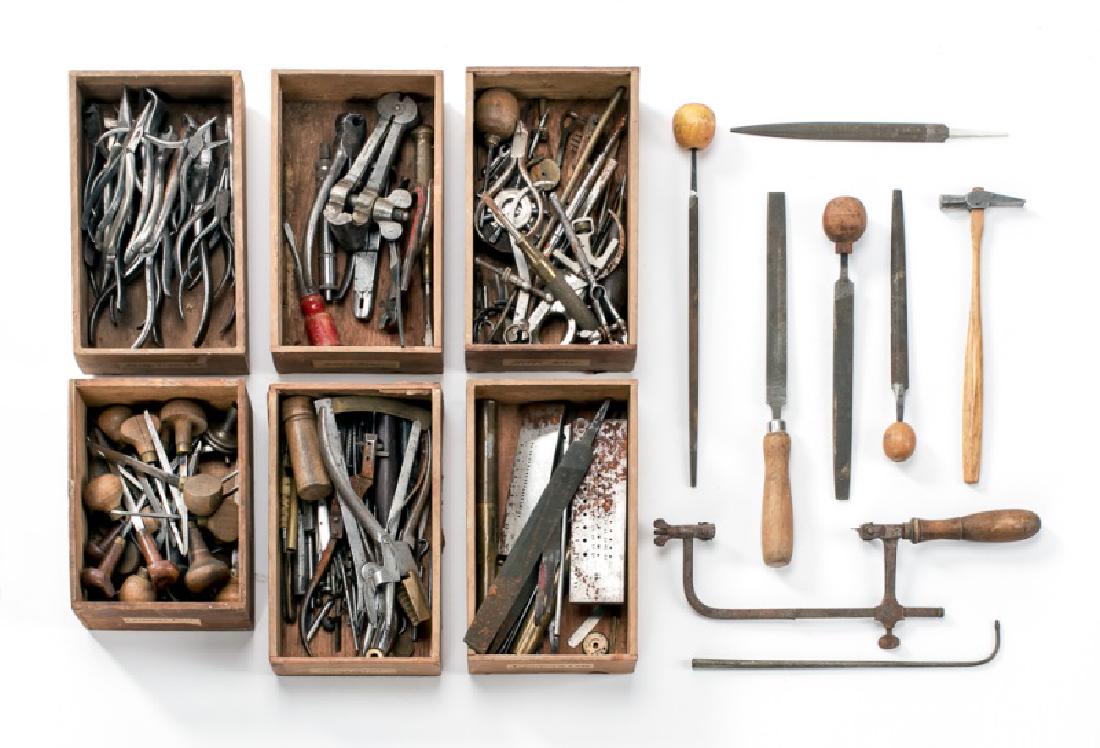 200+ Assorted Antique Jeweler's & Watchmaker Tools (1 of 6)