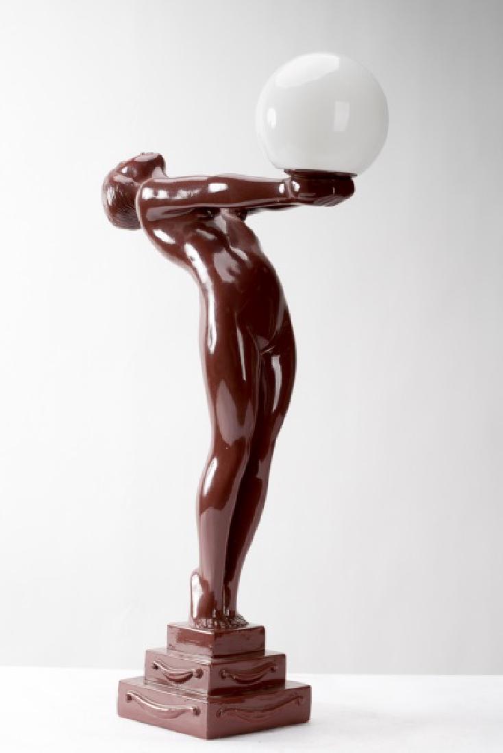 Art Deco Style Figural Lamp After Max Leverrier (1 of 4)