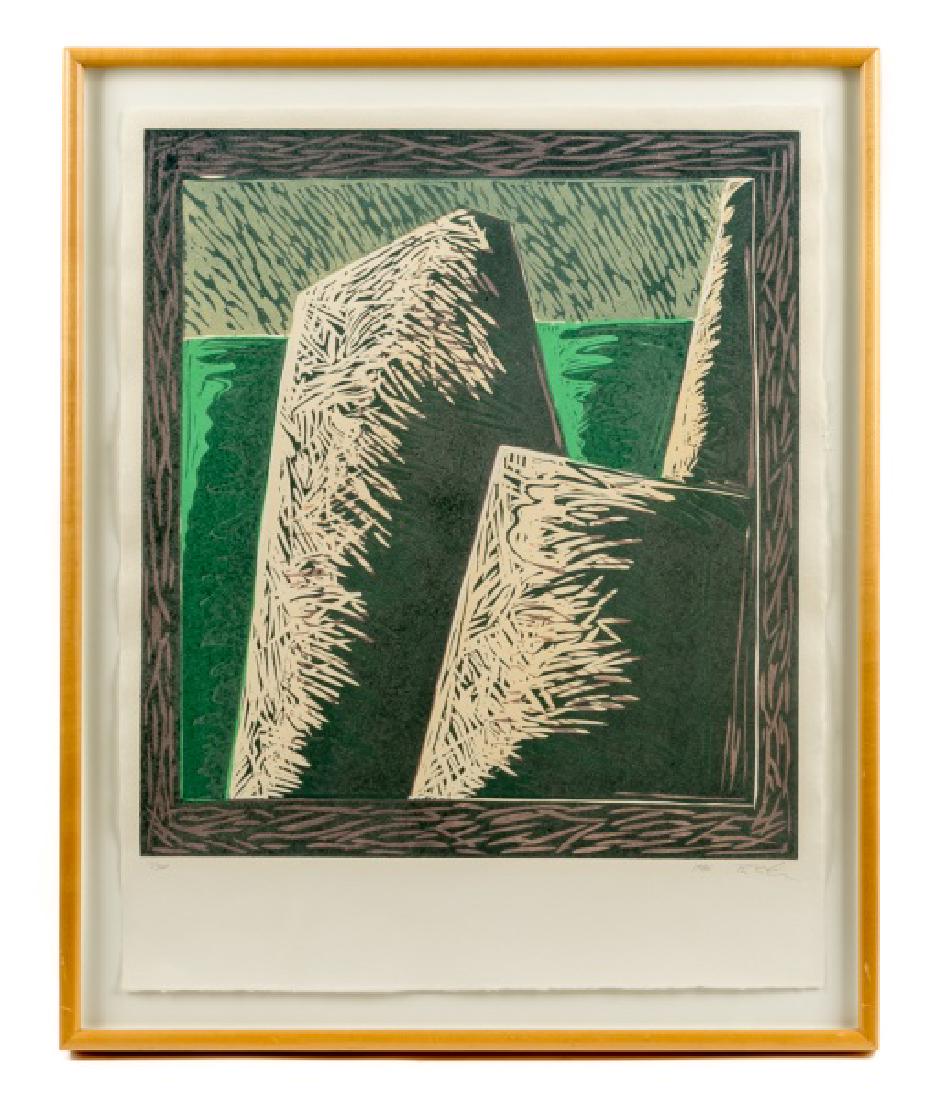 Rex Lau "The Wind Demons", Signed Woodcut (1 of 5)