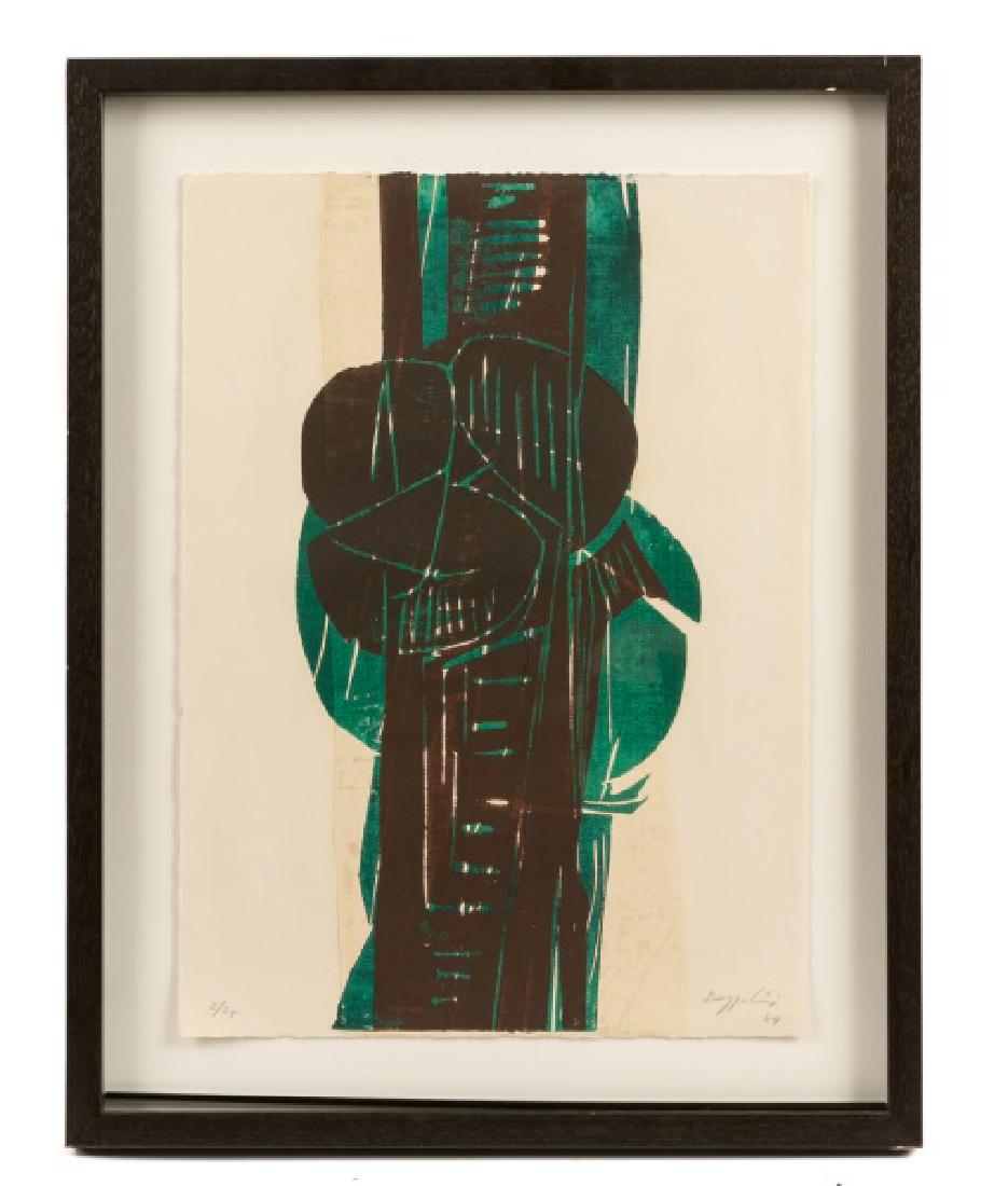 Silvano Bozzolini "Untitled", 1964 Woodcut (1 of 5)