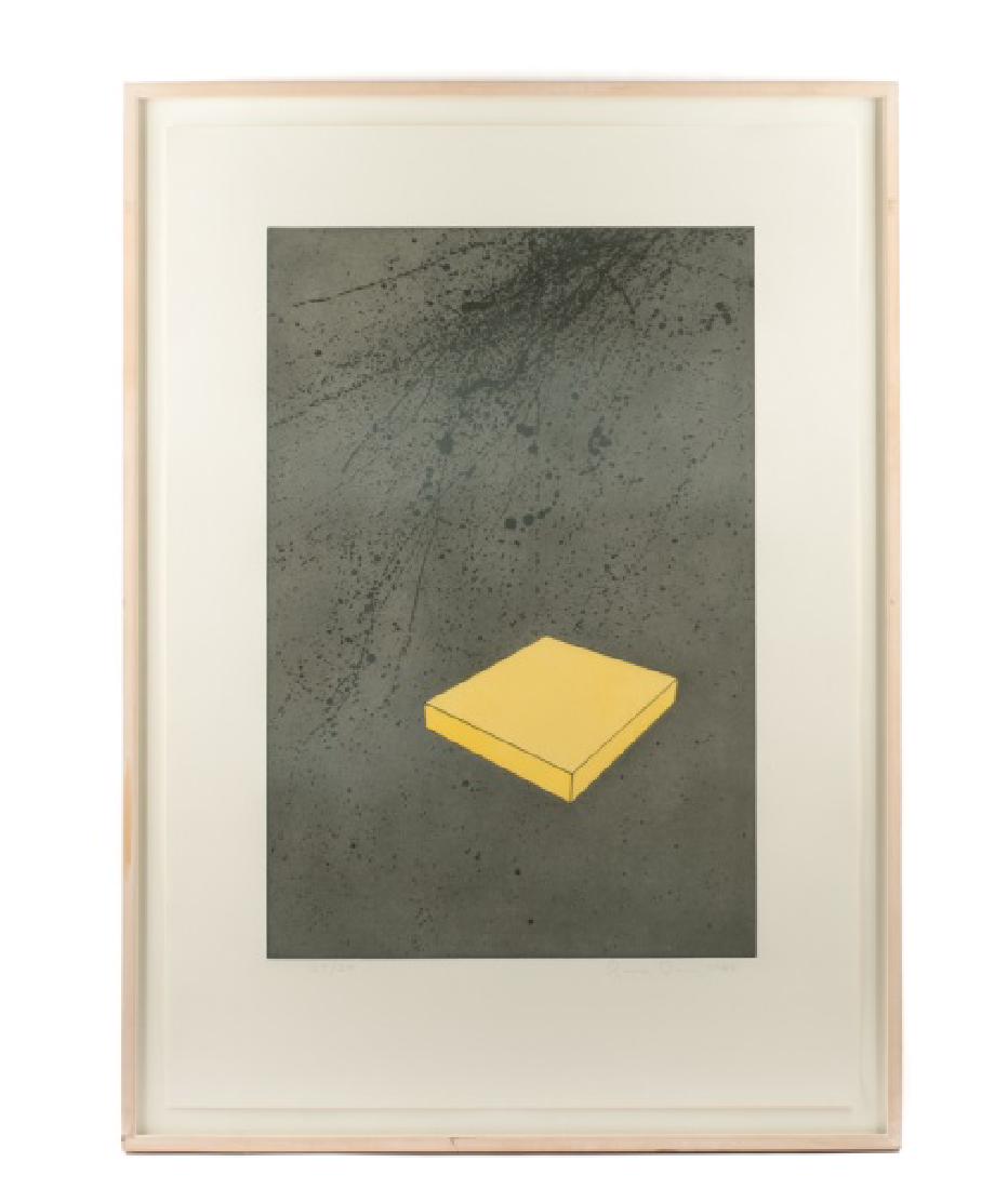 Ronald Davis "Yellow Slab" Aquatint, 1983 (1 of 3)