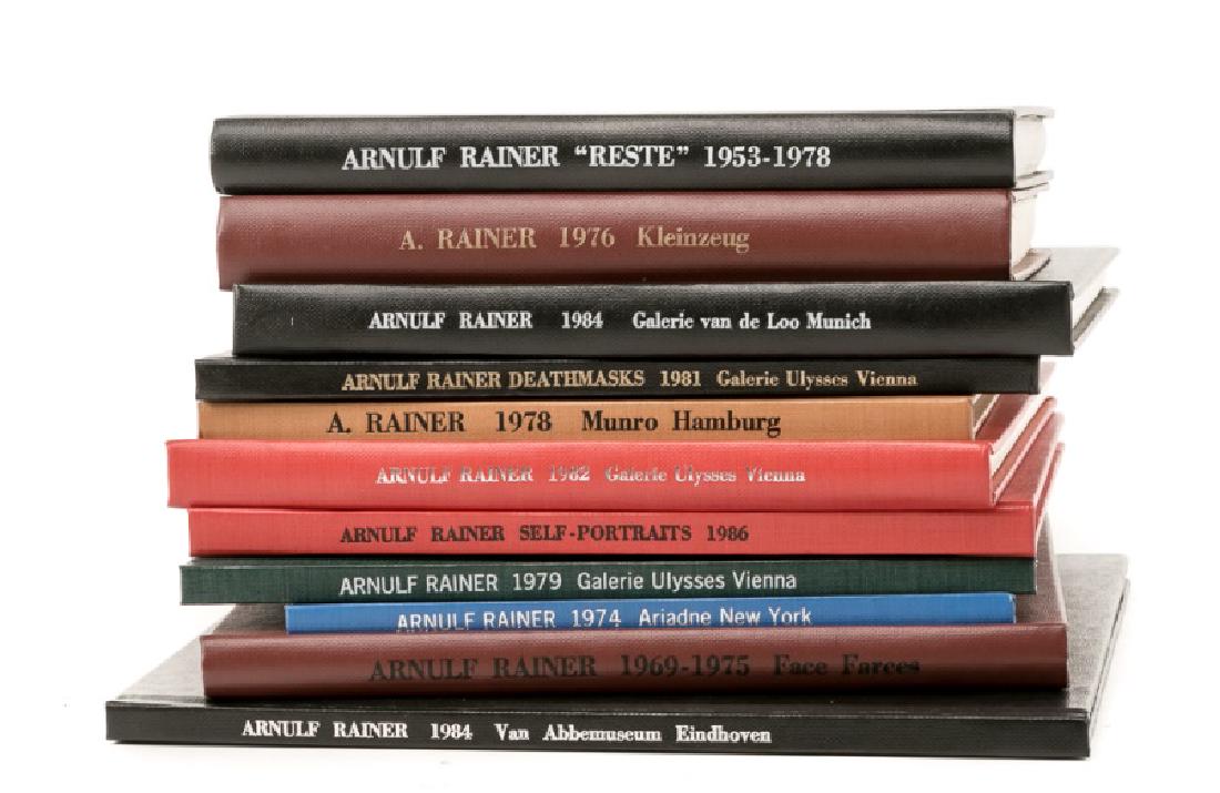Group of 11 Books and Catalogs on Arnulf Rainer (1 of 2)