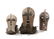 3 African Songye-Luba Kifwebe Helmet Masks