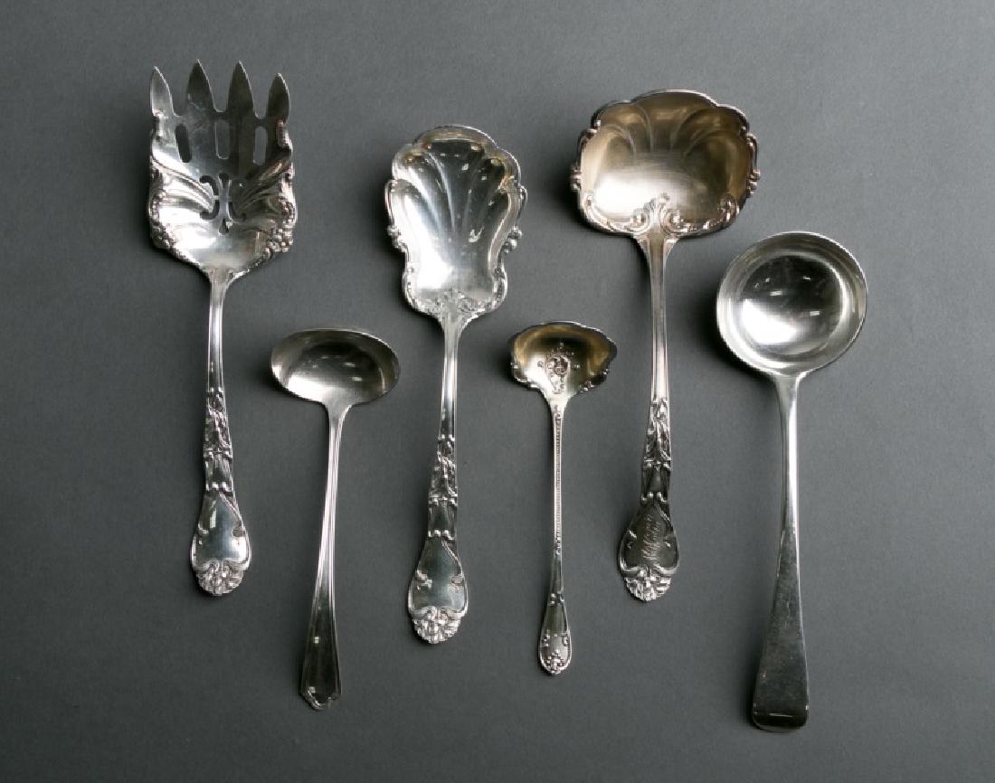 6 PCs, Miscellaneous Sterling Serving Utensils (1 of 3)