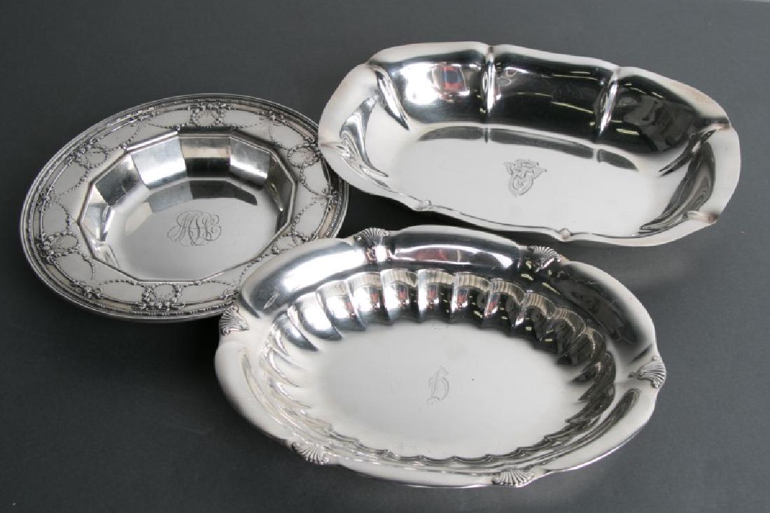 Group, 3 American Sterling Silver Serving Bowls (1 of 6)