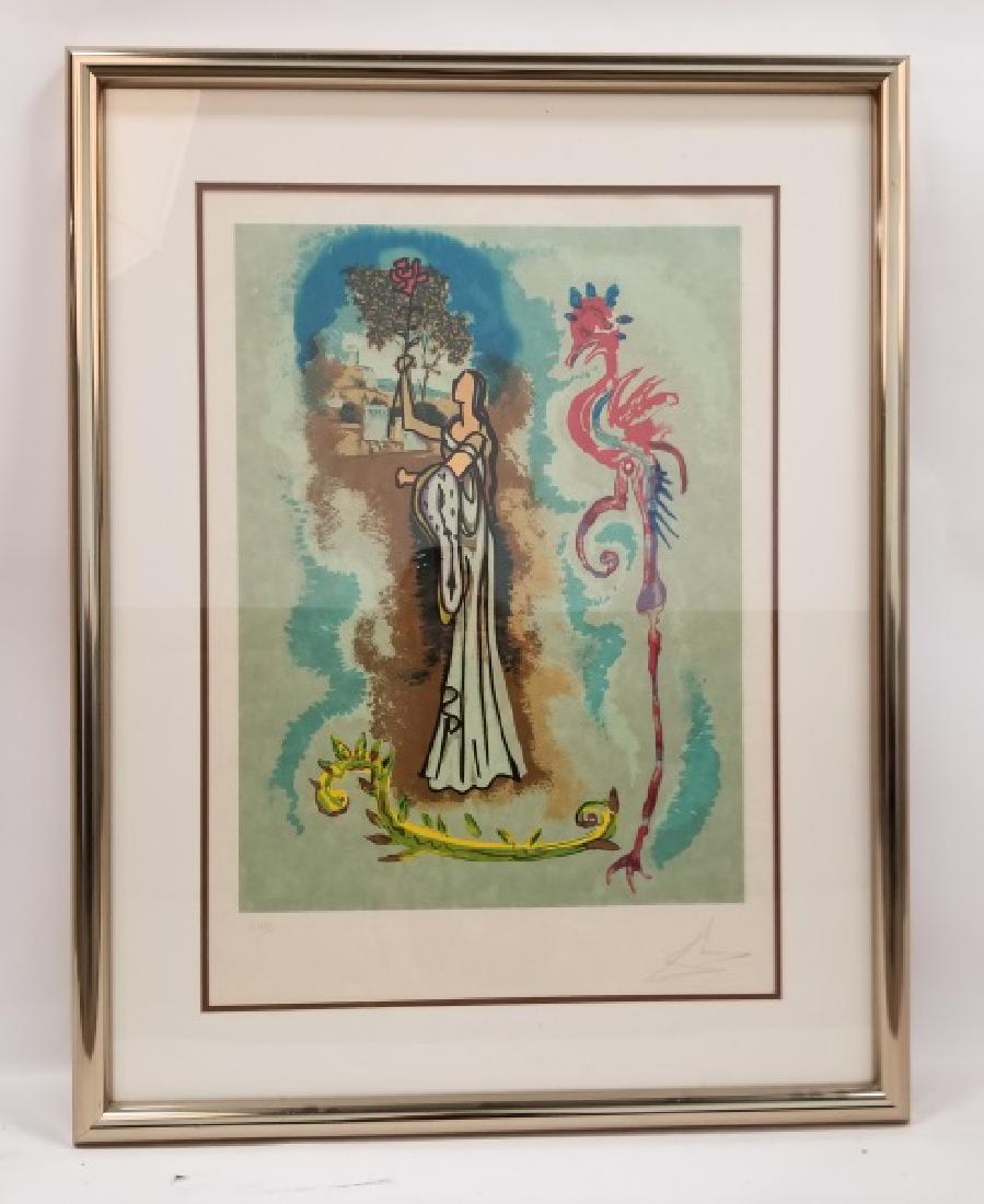 Salvador Dali, Rowena Lithograph 56/100, 1977 (1 of 4)