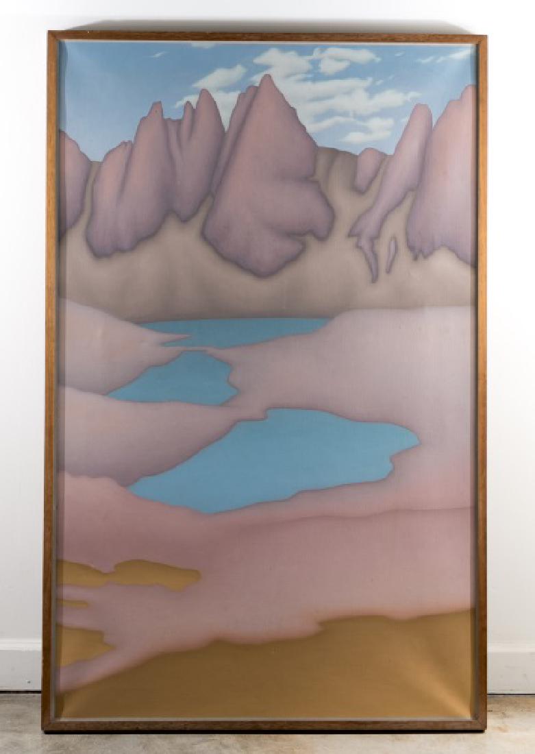 Modern Abstract Mountain Landscape Scene, 1937 (1 of 3)