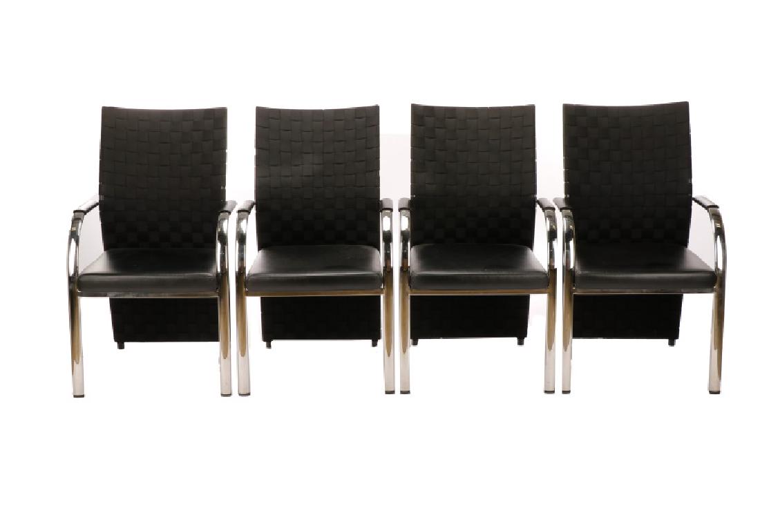 Set of 4 Burkhard Vogtherr Modern "Visitor" Chairs (1 of 8)