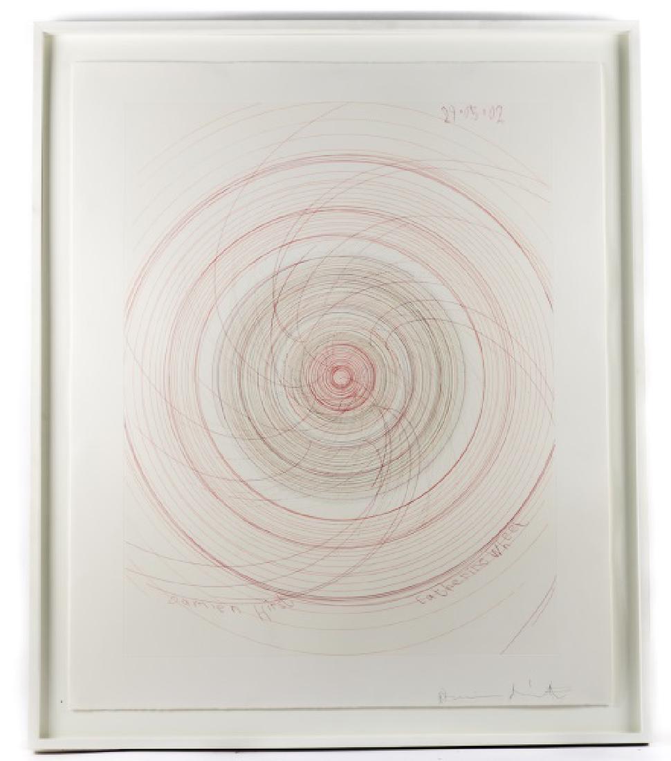 Damien Hirst Framed Spin Art, "Catherine" Signed (1 of 6)