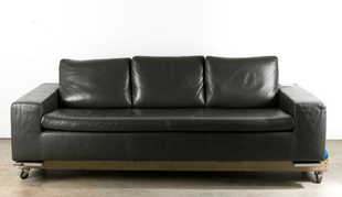 Minotti Prices 70 Auction Price Results Minotti Modern Italian Gray Leather Moore Sofa