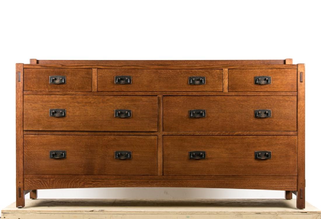 Stickley Arts Crafts 7 Drawer Dresser 20th C Apr 22 2018