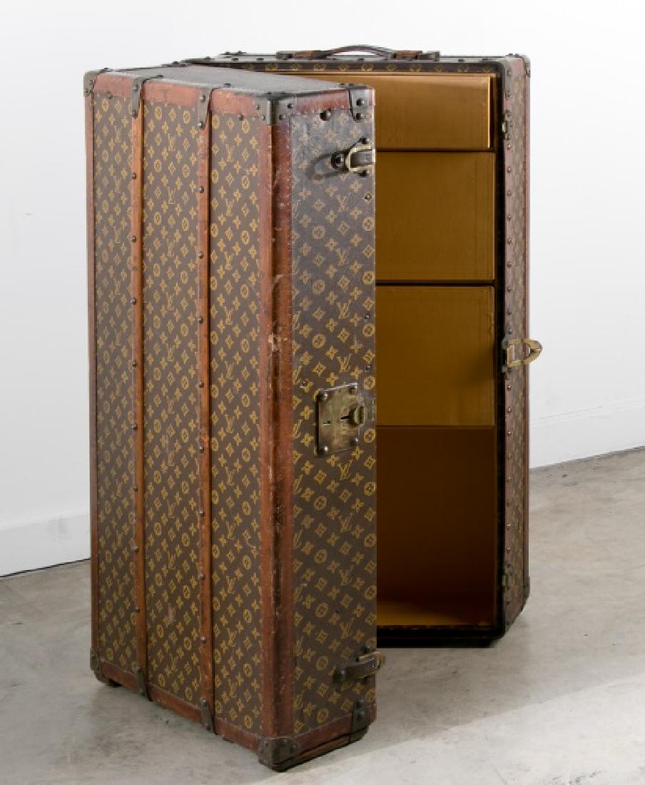 Louis Vuitton Wardrobe Trunk, Wanamaker Label (1 of 9)