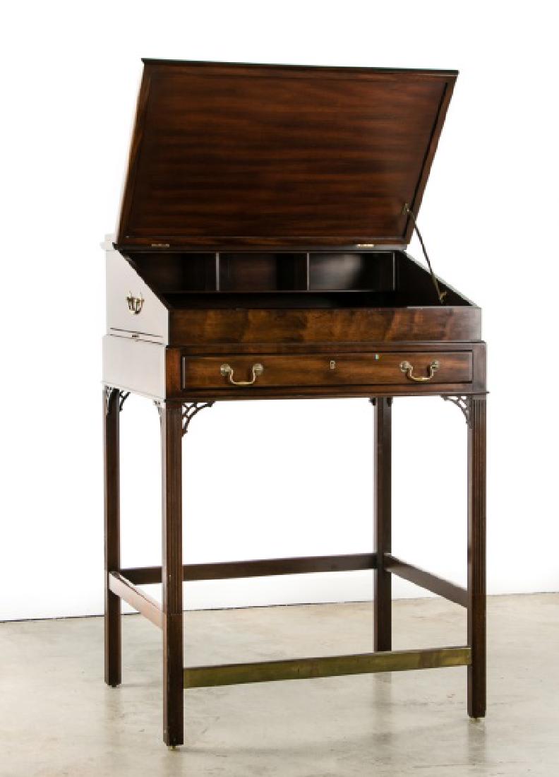 Kittinger Plantation Desk with Green Leather Top (1 of 6)