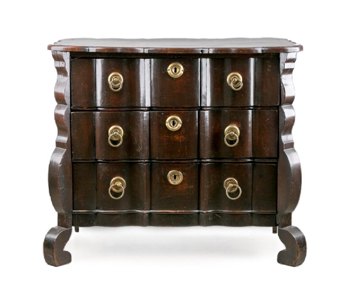 Fine 18th C. Dutch Stained Oak Block Front Chest (1 of 7)