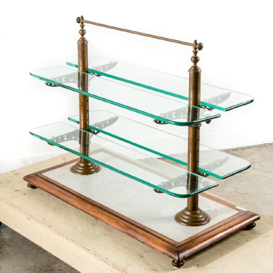 French Patisserie Shelf with Original Glass