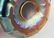 Tiffany Style Favrile Glass Boudoir Lamp, Signed - 3