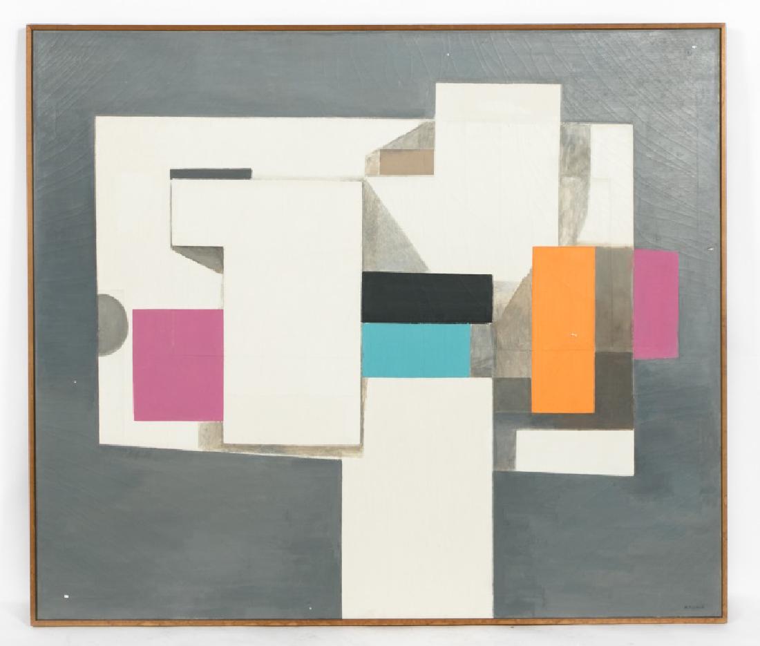 Norio Azuma, "Image in Gray"  Acrylic on Canvas (1 of 8)