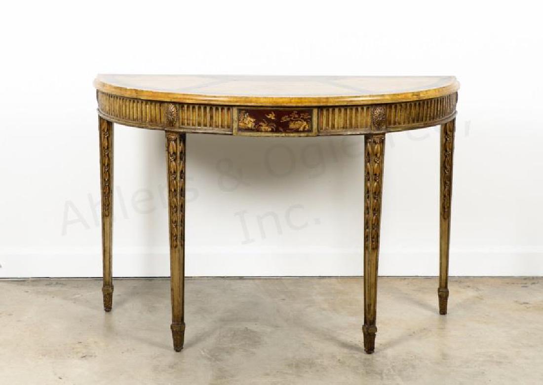 W.J. Sloane Painted Neoclassical Style Console (1 of 10)