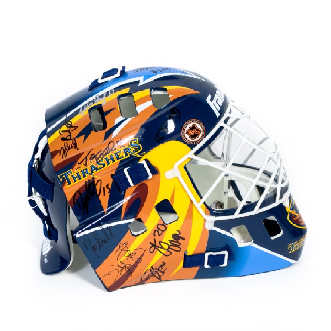 2002-2003 Atlanta Thrashers Signed Hockey Helmet (1 of 11)