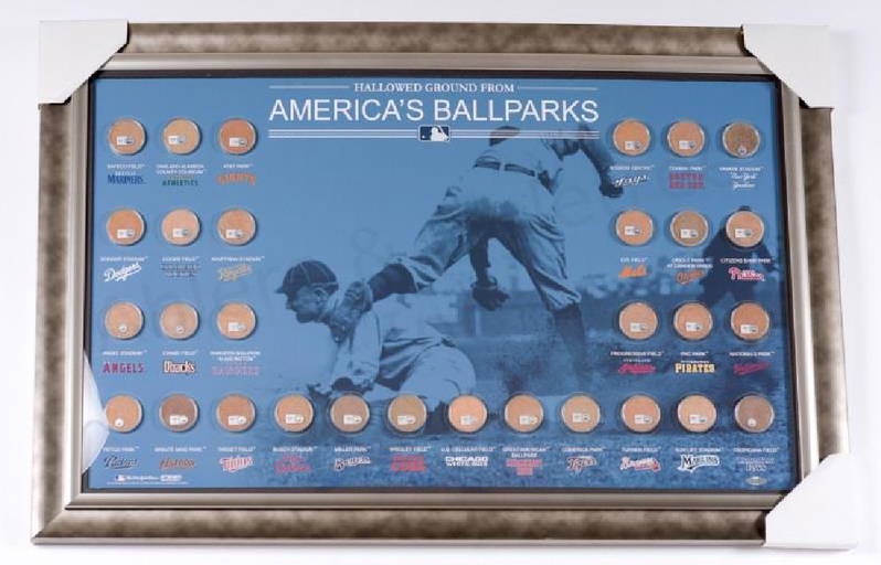 Steiner Mlb Hollowed Grounds Of Baseball Fields