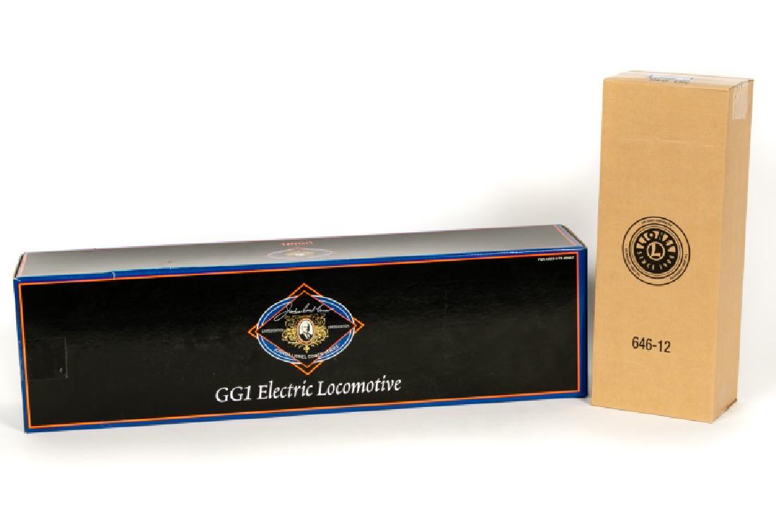 Two Lionel Locomotives, Hudson 646 & Penn 4866 (1 of 3)