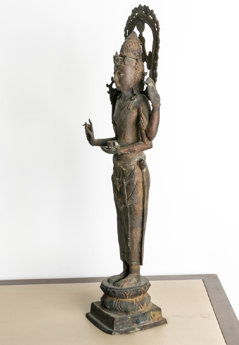 Southeast Asian Bronze Standing Avalokiteshvara (1 of 5)
