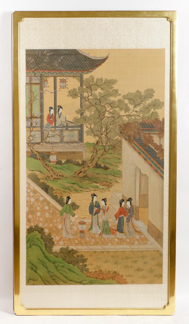 Qiu Ying, Ming Dynasty Landscape Painting (1 of 4)