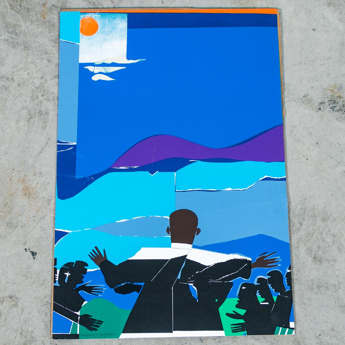 Romare Bearden 1968 Print, Martin Luther King JR (1 of 4)