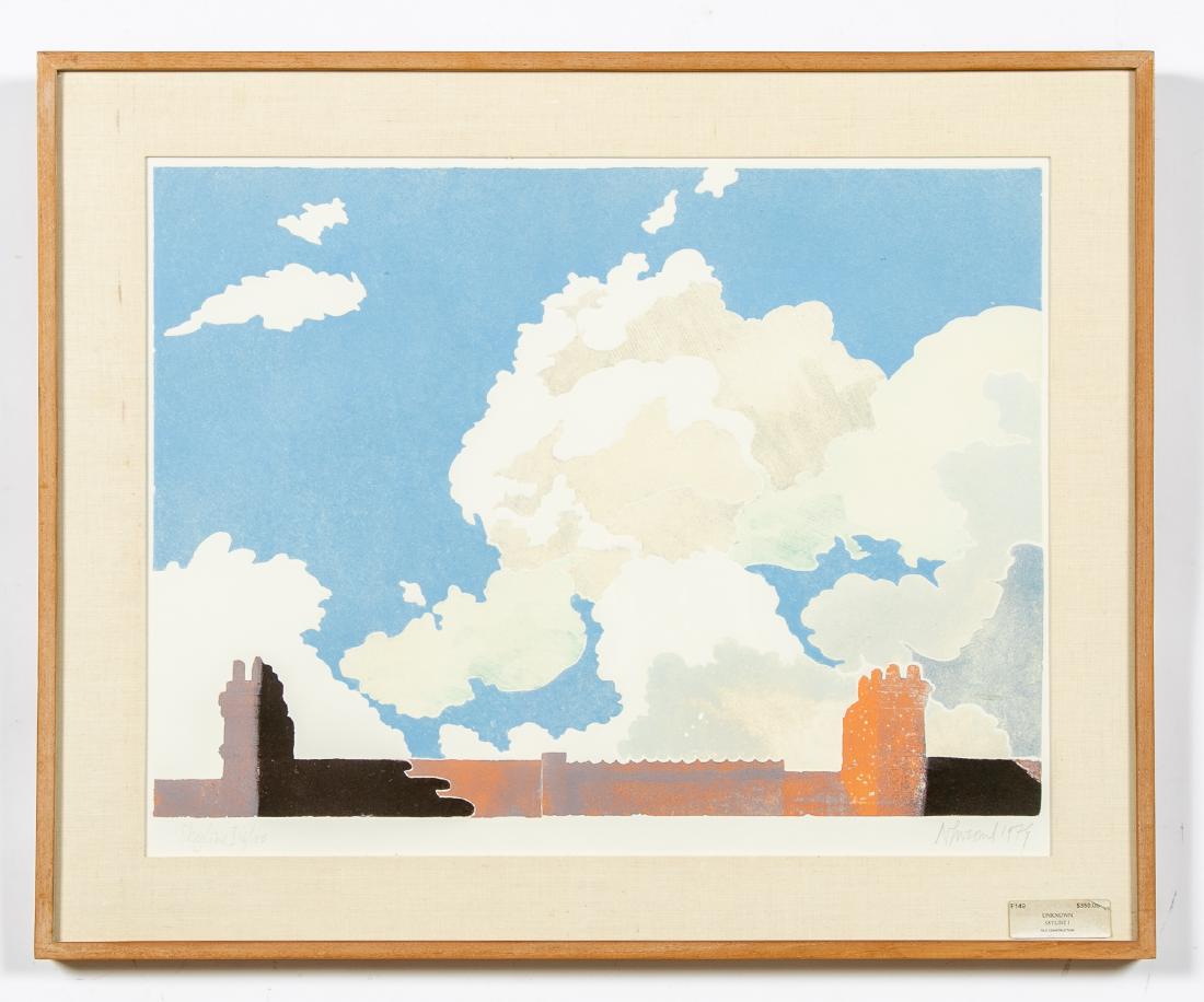 Signed "Skyline I" Lithograph, 1979 (1 of 7)