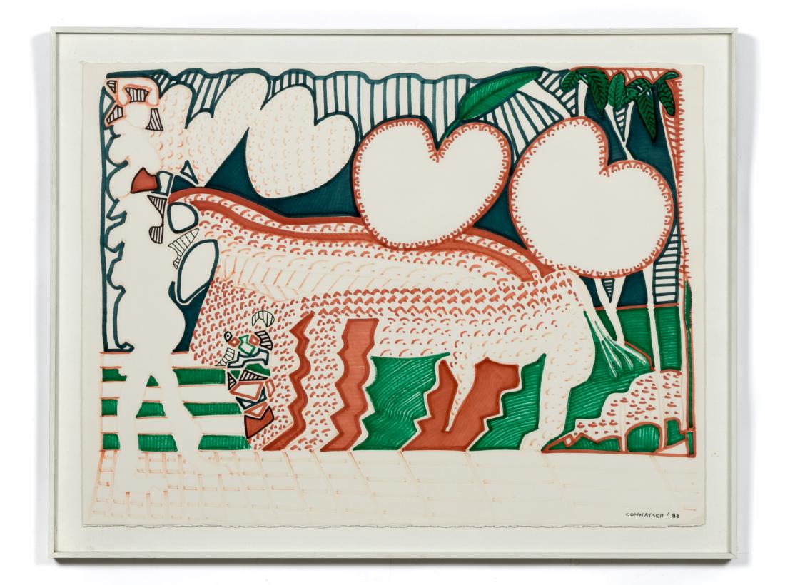 Larry Connatser Signed Work, Dated 1983 (1 of 5)