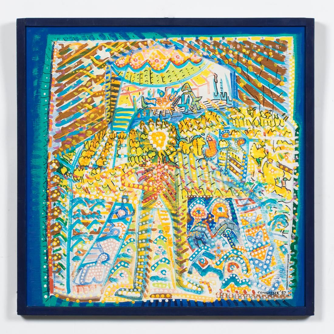 Larry Connatser Acrylic, "Concert at Agnes Scott" (1 of 9)