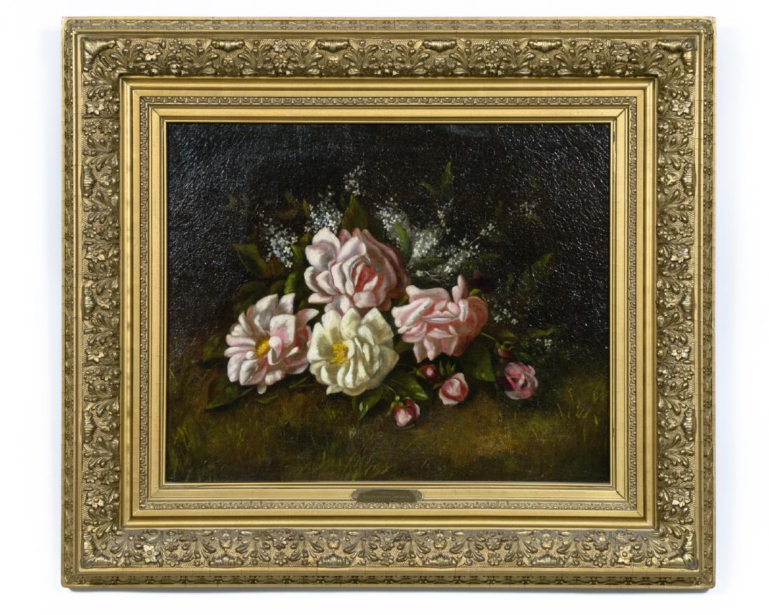 George Cochran Lambdin O/C "Roses" Still Life (1 of 6)
