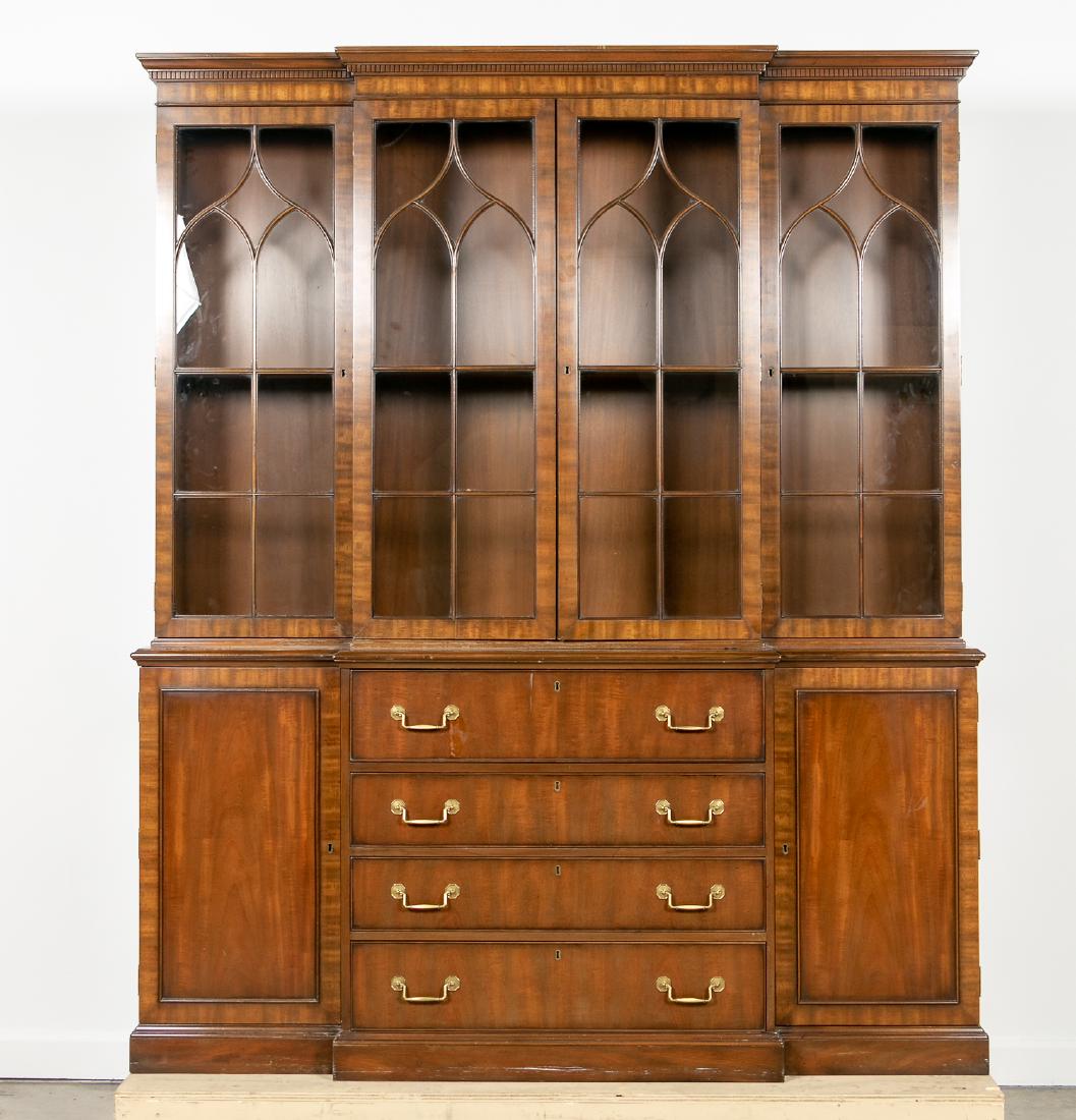 Kittinger Mahogany Secretary Breakfront (1 of 10)
