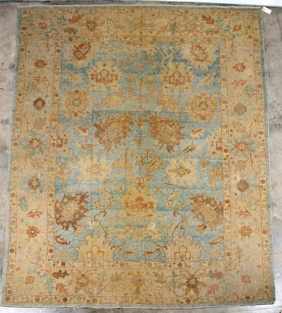 Hand Woven Oushak Rug, 12' x 9' (1 of 2)