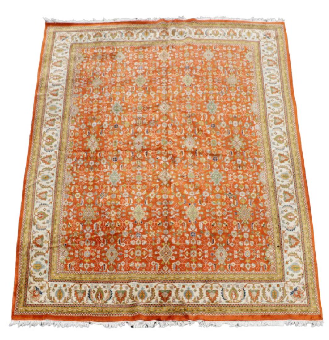 Hand Woven Room Size Rug 12' x 14' 8" (1 of 5)
